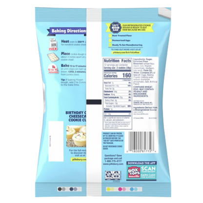 Pillsbury Ready-to-Bake Sugar Cookie Dough - 24ct/16oz