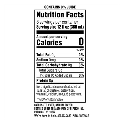 Bubly Lemon Sorbet 8pk 12oz Can