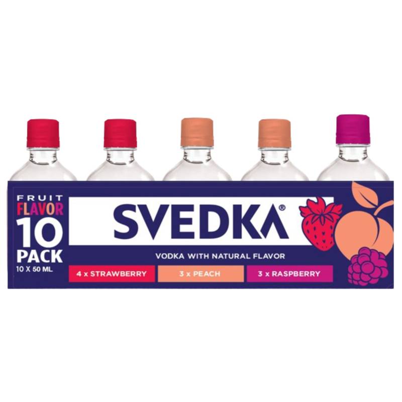 Svedka Fruit Variety 10pk 50ml 18% ABV