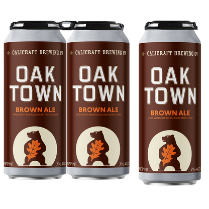 Calicraft Brewing Co. Oaktown Brown Ale 4pk 16oz