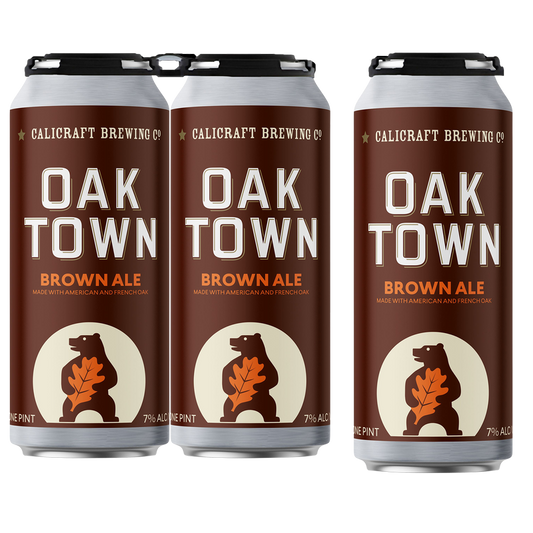 Calicraft Brewing Co. Oaktown Brown Ale 4pk 16oz