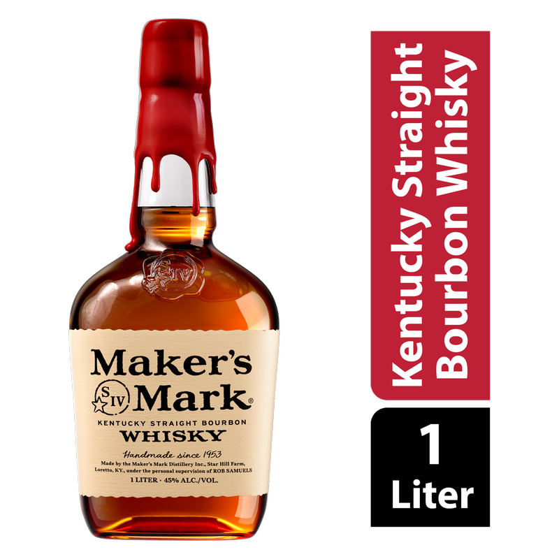 Maker's Mark Bourbon 1L (90 proof)