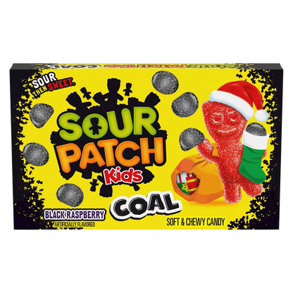 Sour Patch Kids Coal 3.1oz Box