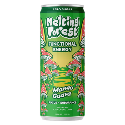 Melting Forest Mango Guava Mushroom Energy 12oz Can