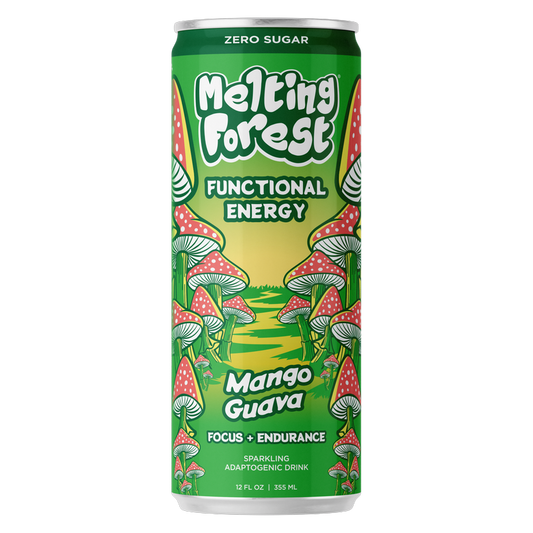 Melting Forest Mango Guava Mushroom Energy 12oz Can