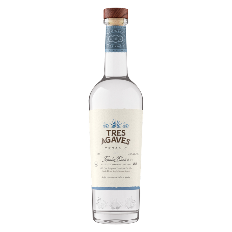 Tres Agaves Tequila Blanco 1L