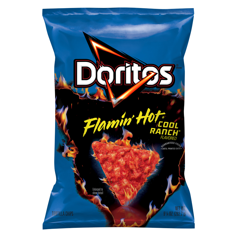 Doritos Flamin' Hot Cool Ranch Tortilla Chips 9.25oz