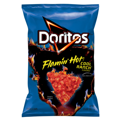 Doritos Flamin' Hot Cool Ranch Tortilla Chips 9.25oz