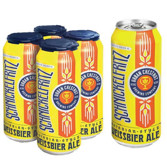 Urban Chestnut Schnickelfritz Bavarian Weissbier 4pk 16oz Can 5.0% ABV