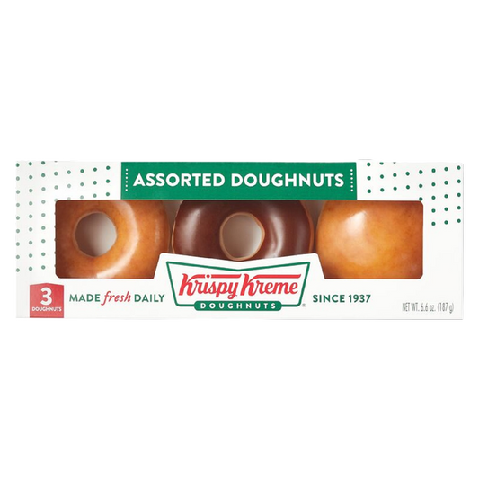 Krispy Kreme® 3-Count Assorted Doughnuts