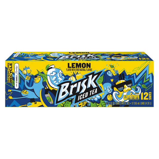 Brisk Iced Tea Lemon 12pk 12oz Btl