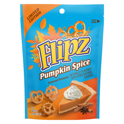 Flipz Pumpkin Spice Covered Pretzels 6.5oz