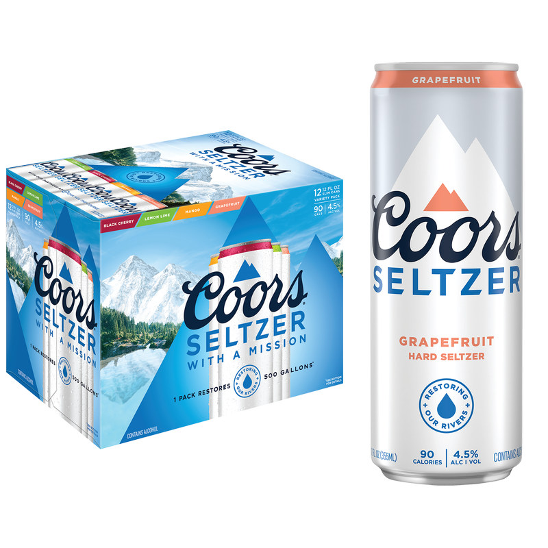 Coors Hard Seltzer Variety Pack 12pk 12oz Can 4.5% ABV