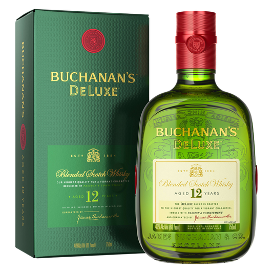 Buchanan's DeLuxe Aged 12 Years Blended Scotch Whisky, 750ml (80 Proof)