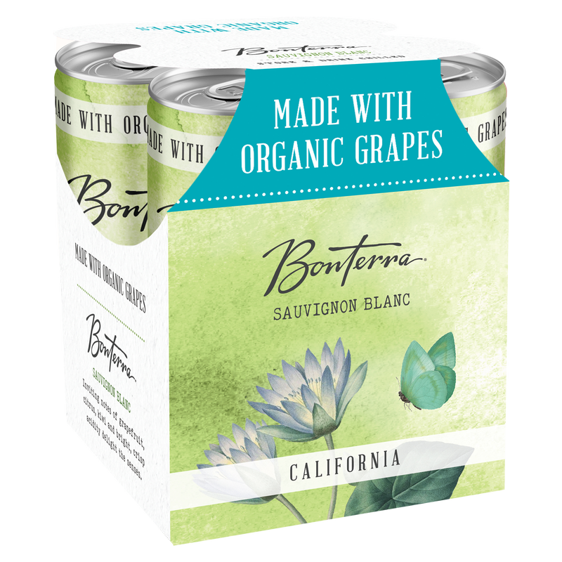 Bonterra Sauvignon Blanc 4pk 250ml Can
