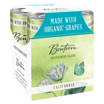 Bonterra Sauvignon Blanc 4pk 250ml Can