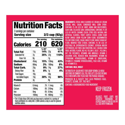 Kellogg's Froot Loops Ice Cream, 14oz