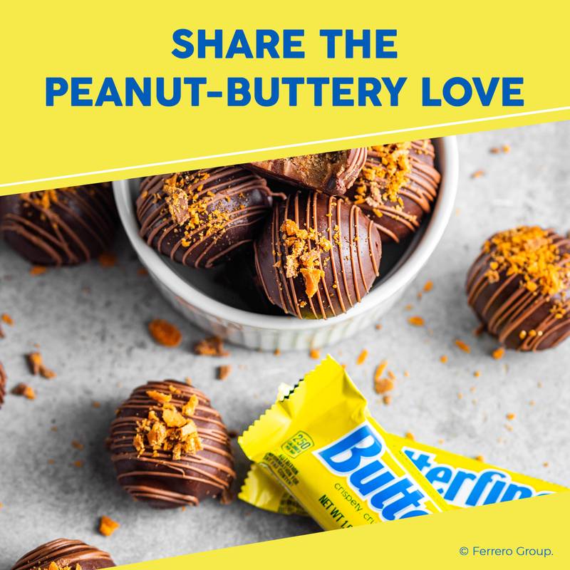 Butterfinger Chocolatey, Peanut-Buttery, Full Size Candy Bars, 1.9 oz each