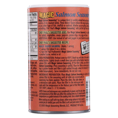 Chef Paul Prudhomme's Magic Salmon Seasoning 7oz