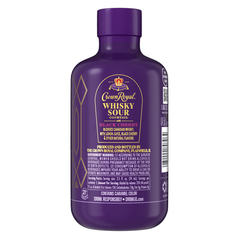 Crown Royal Whiskey Sour Cocktail 375ml