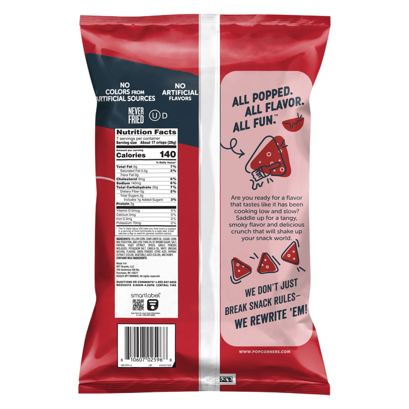 PopCorners Smokehouse BBQ 7oz