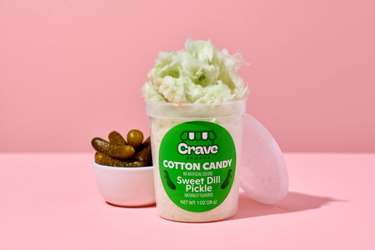 Crave Shoppe Dill Pickle Cotton Candy - 1oz