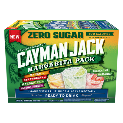 Cayman Jack Zero Sugar Margarita 12pk 12oz Cans 4.8% ABV