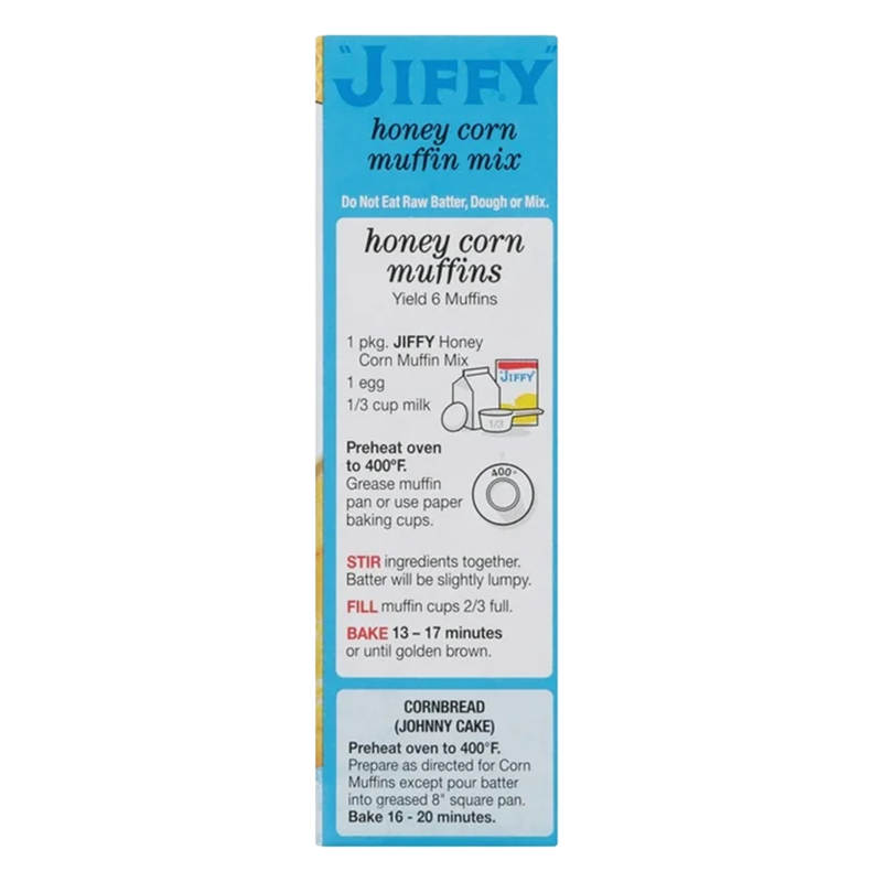 Jiffy Corn Muffin Mix-Honey, 8.5oz.