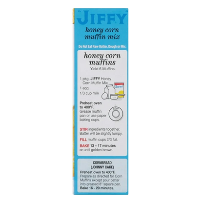 Jiffy Corn Muffin Mix-Honey, 8.5oz.
