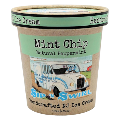 Sip 'N Swirl Good Ol' Mint Chip Ice Cream 16 fl oz