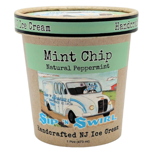 Sip 'N Swirl Good Ol' Mint Chip Ice Cream 16 fl oz
