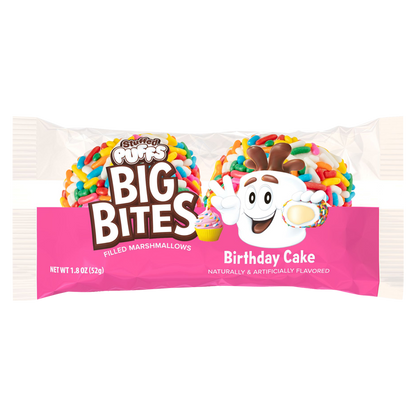 Stuffed Puffs Big Bites Birthday Cake 2pk