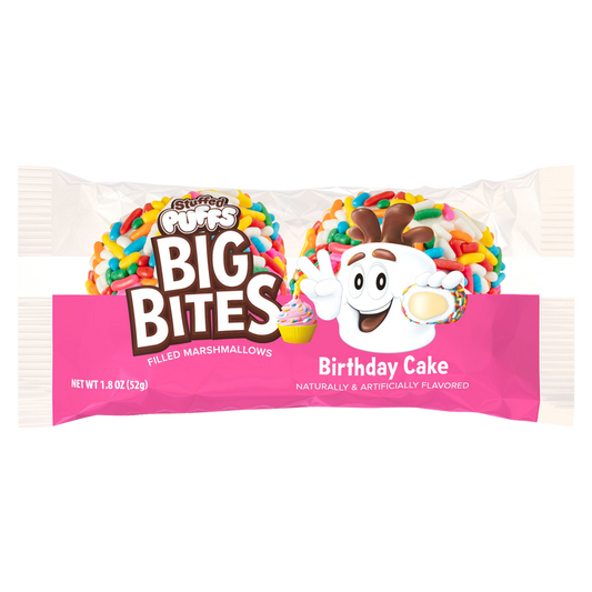 Stuffed Puffs Big Bites Birthday Cake 2pk