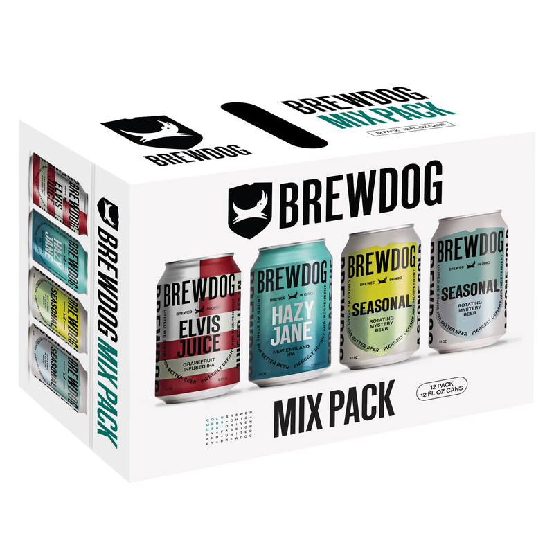 BrewDog Mix Pack 12pk 12oz Can Varied ABV (4% -9.5%)