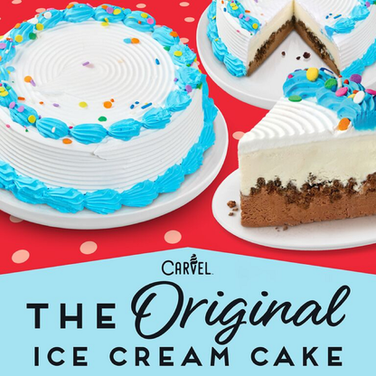 Carvel Ice Cream Cake Chocolate and Vanilla Ice Cream (Serves 5)