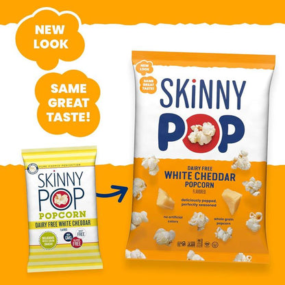 Skinny Pop White Cheddar Popcorn 4.4oz