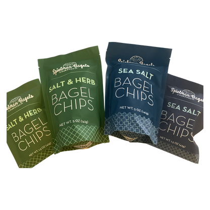 Spielman Bagels Salt Sourdough Bagel Chips 1.5oz