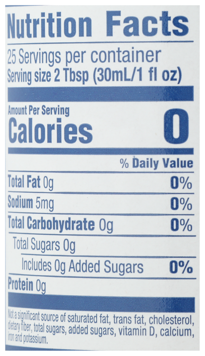 Torani Sugar Free Hazelnut Syrup 750mL Btl