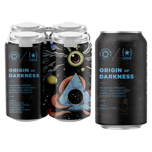 Collective Arts Origin of Darkness Lervig Milkshake Imperial Stout 4pk 12oz Can 11.6% ABV