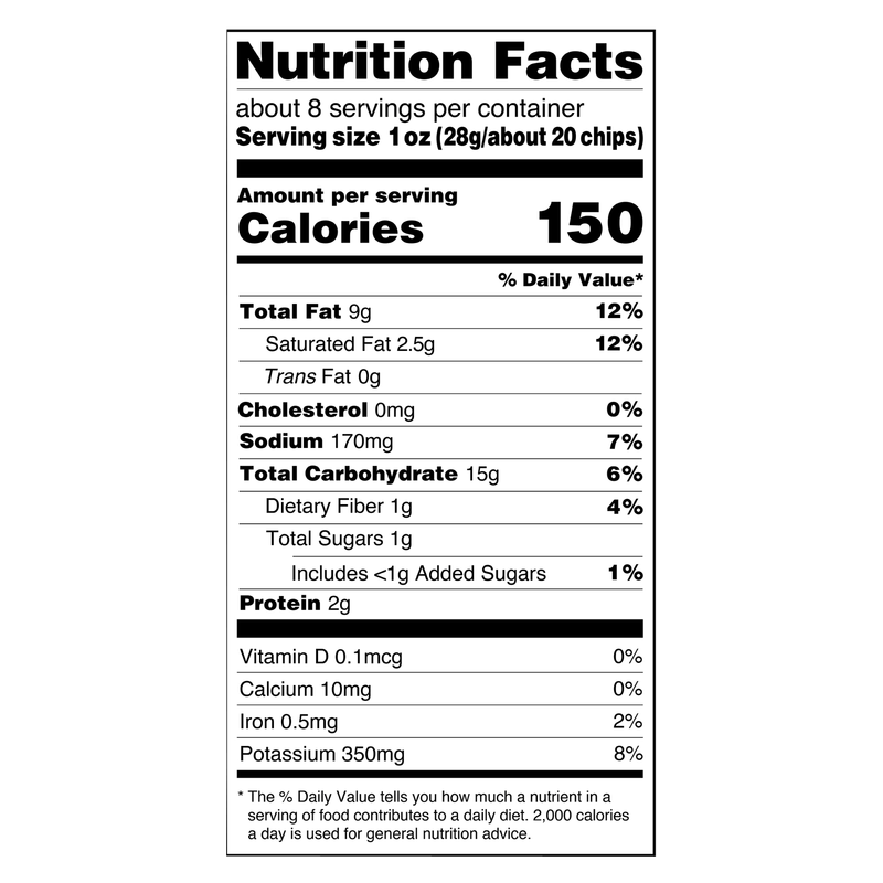 Utz Potato Chips Ripples Sour Cream & Onion 7.75oz
