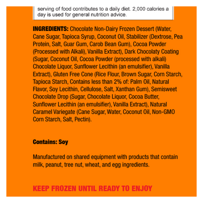 Jolly Llama Dairy & Gluten-Free Sea Salt Caramel Chocolate Cones 3ct