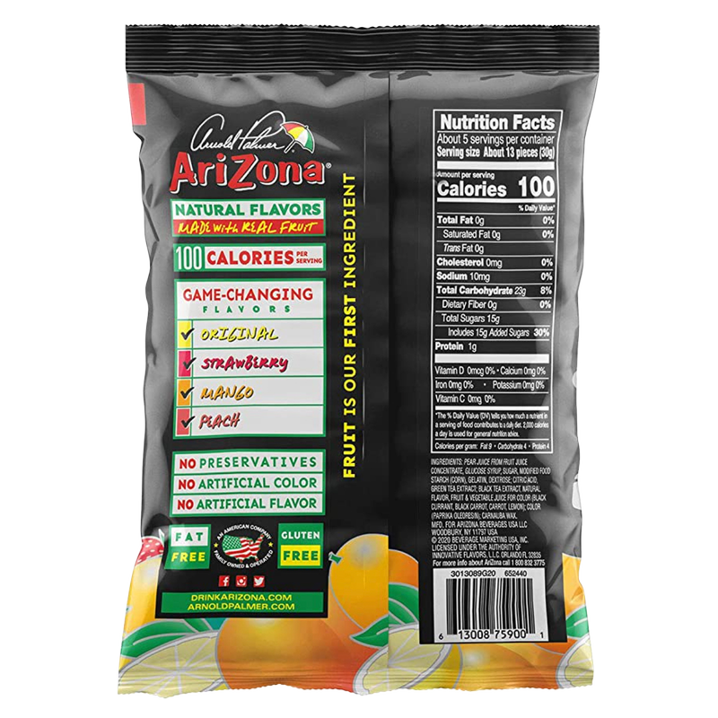 Arizona Arnold Palmer Fruit Snacks 5oz