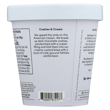 Van Leeuwen Cookies & Cream Ice Cream Pint