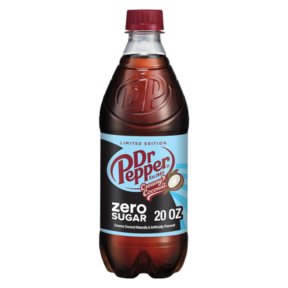 Dr Pepper Zero Sugar Creamy Coconut 20oz