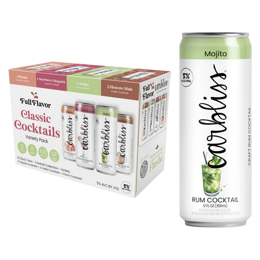 Carbliss Cocktail Collection Variety Pack 8pk 12oz Can 5% ABV