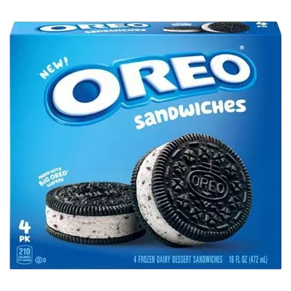 Oreo Frozen Dessert Sandwich, 4ct