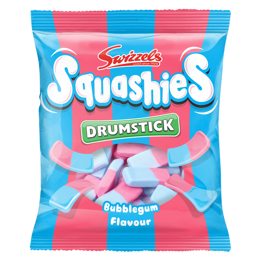 Swizzels Drumstick Squashies Bubblegum, 4.9 oz