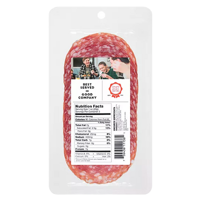 Del Duca Soppressata Uncured Sliced Salami - 3oz