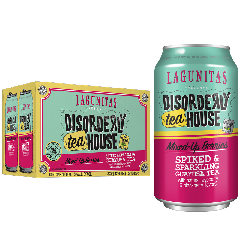 Lagunitas Disorderly Tea House- Mixed-up Berry 6pk 12oz Can 5.0% ABV