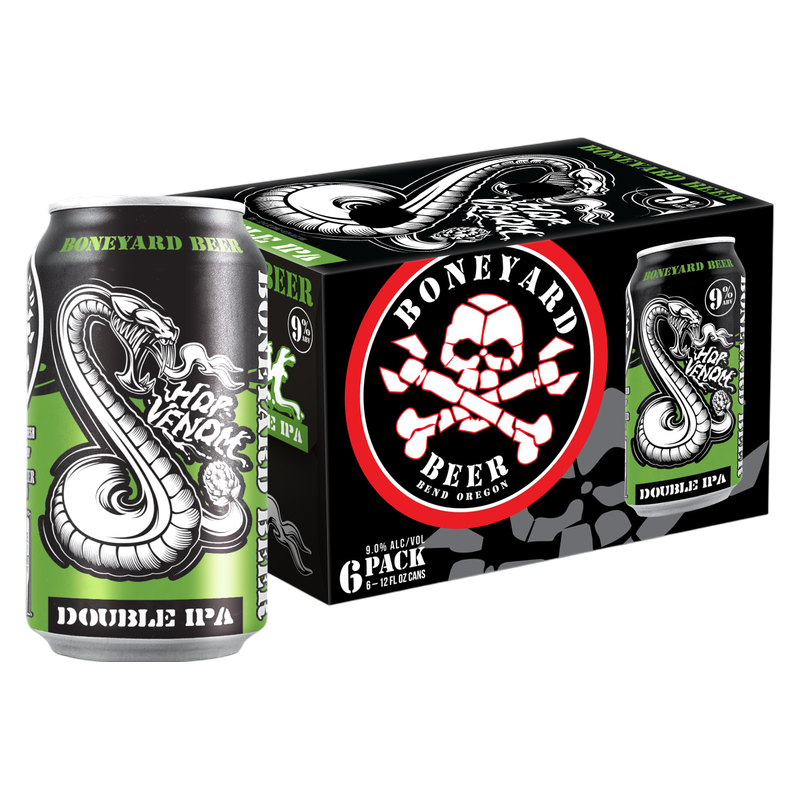 Boneyard Beer Hop Venom DIPA 6/12 cans